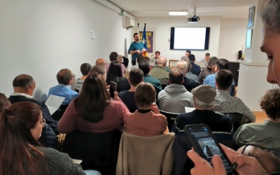 L'assemblea d'ESquerra va revalidar la presidència de Santi Valls | Cedida